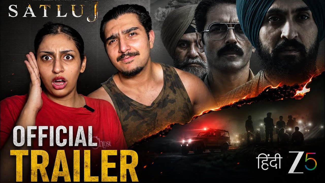 Пакистанская пара 🇵🇰 смотрит реакцию на официальный трейлер | SATLUJ