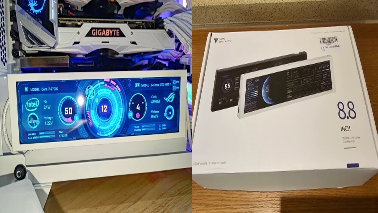 IPS Secondary Smart Screen Computer Monitoring CPU GPU RAM Dislpay Review Aliexpress