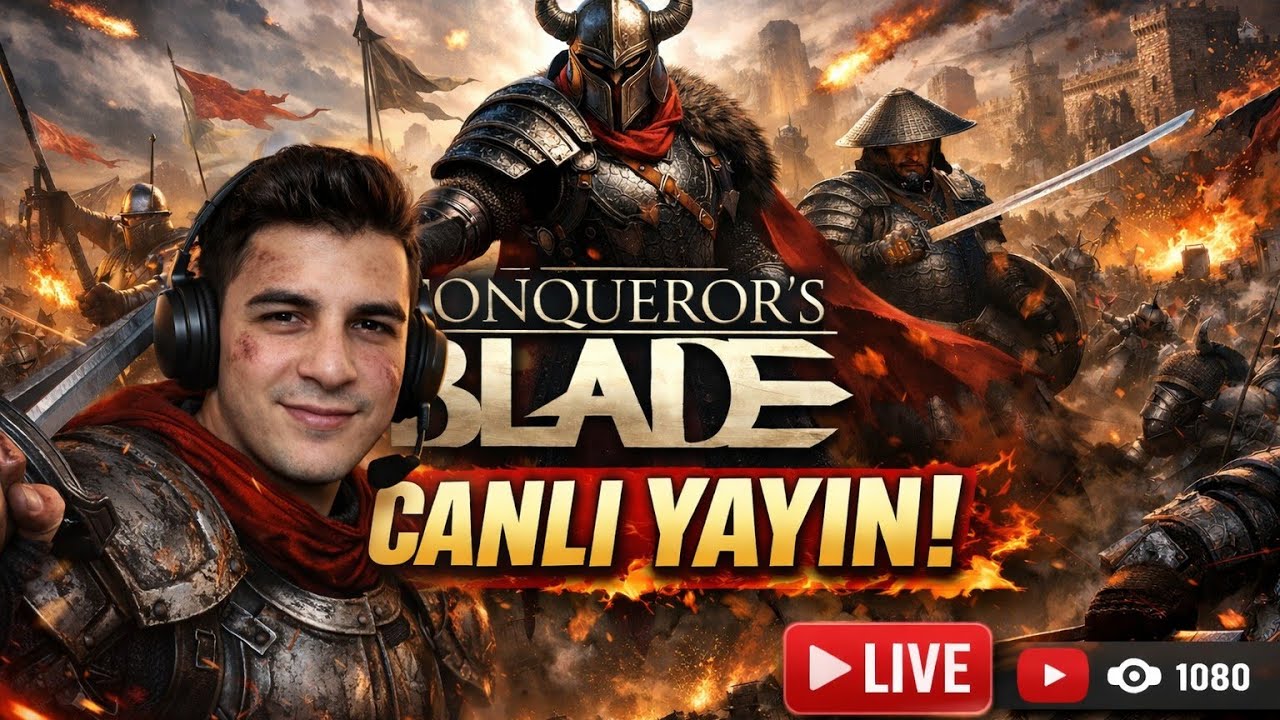 CONQUEROR'S BLADE - 3 SİEGE 1MVP OLUYORUZ -Türkçe Oynanış 2026
