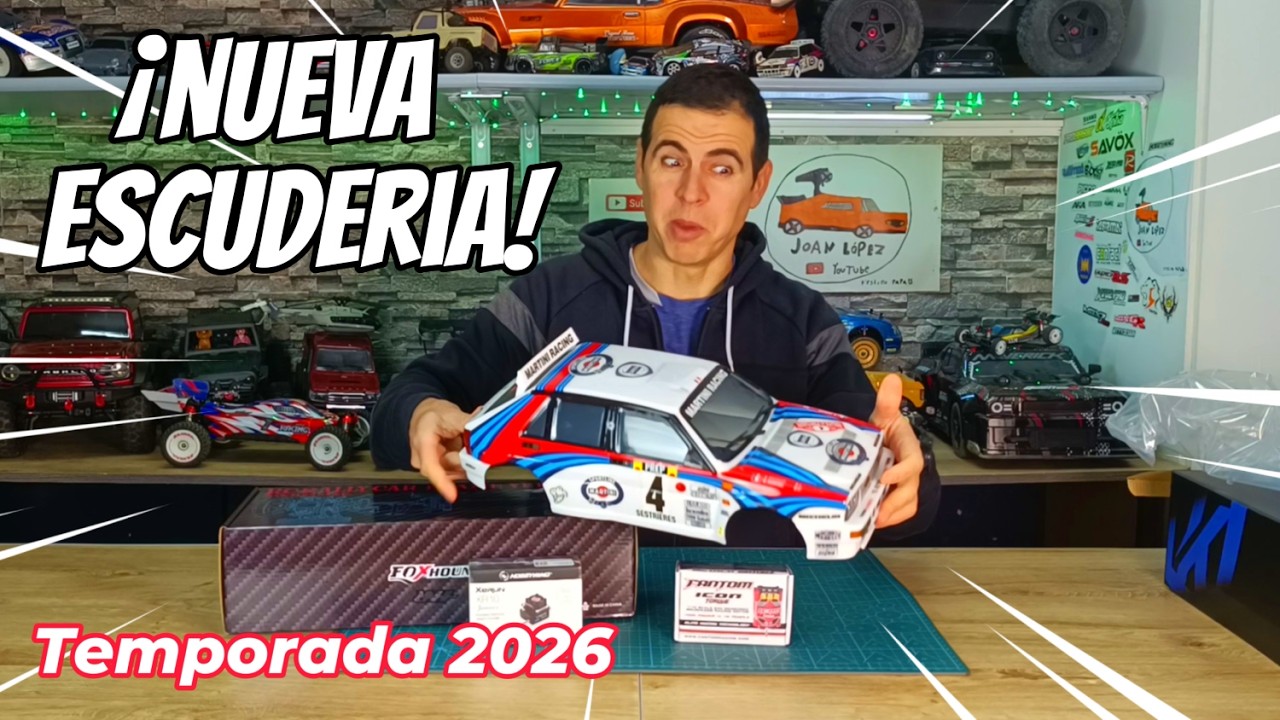 ¡Nueva escudería para el Rally RC 2026! 😱 A ver si mejoramos algo... 😅