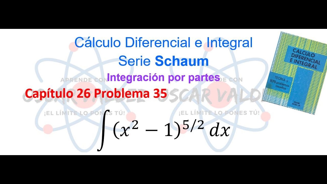 26.35 Cálculo Schaum 1ras Ediciones.  Integración por partes