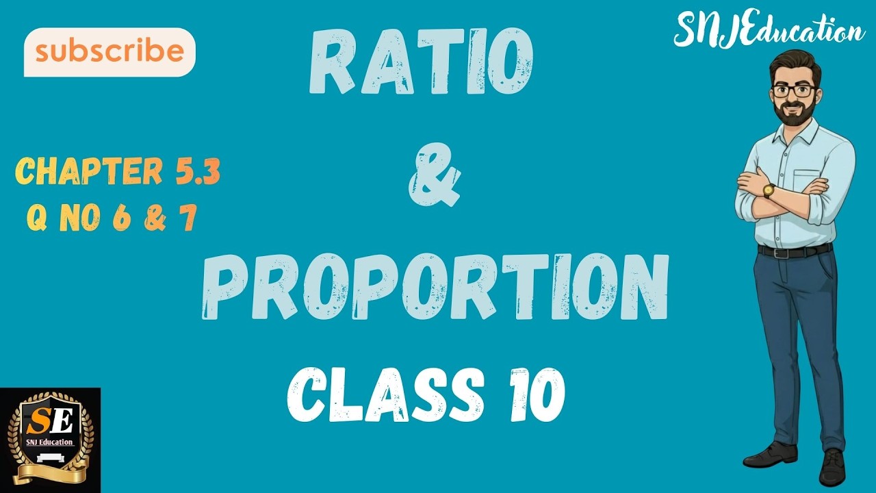 07 II Ratio and Proportion II Solution and Explanation II WBBSE Class 10 Chapter 5 Ex 5.3 Q 6(iv), 7
