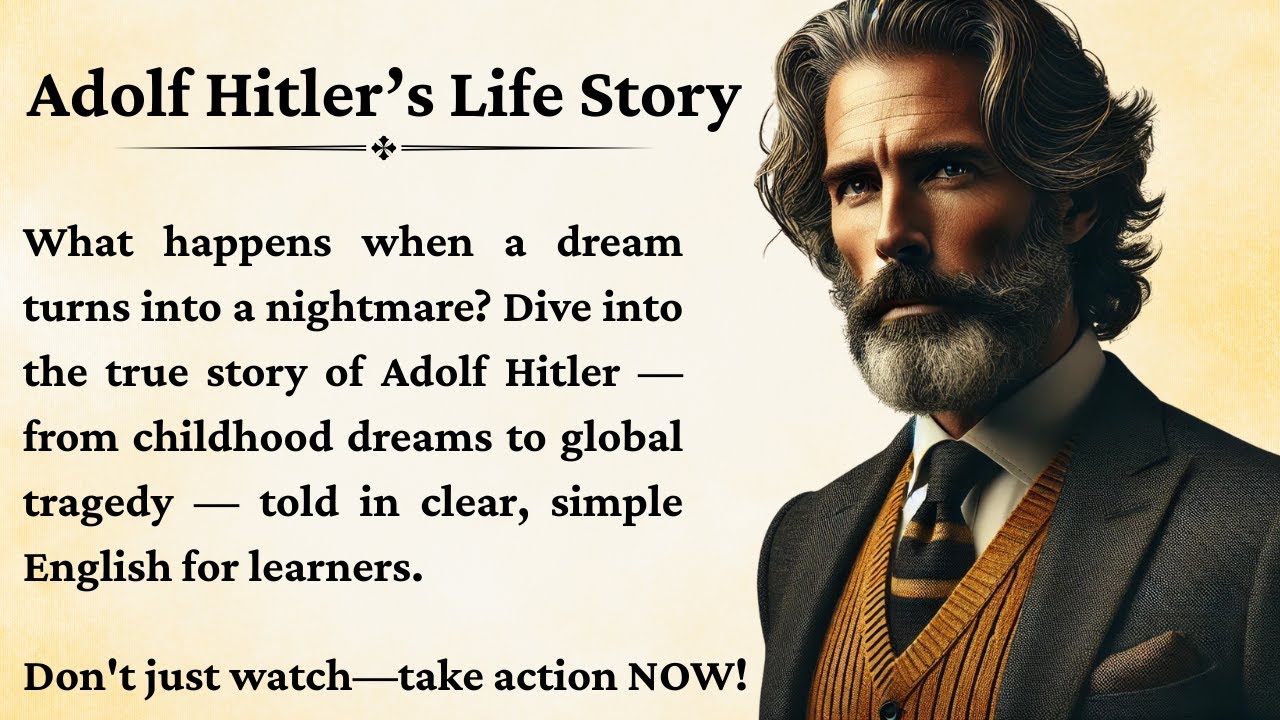 Adolf Hitler&rsquo;s Life Story || Learn English Through Videos