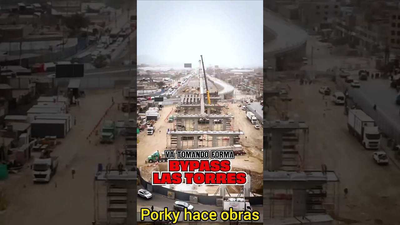Major progress on the Las Torres Bypass - Porky's is doing work