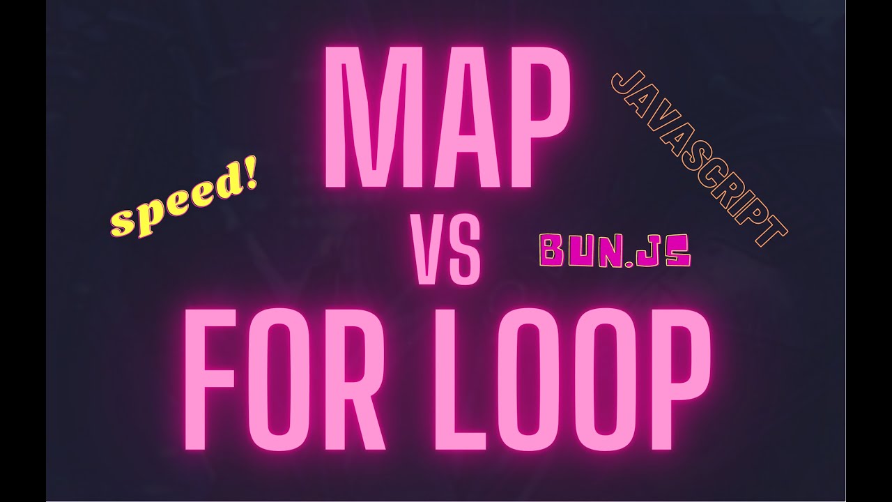Is map faster than a for loop in JavaScript? (no, but sometimes yes)
