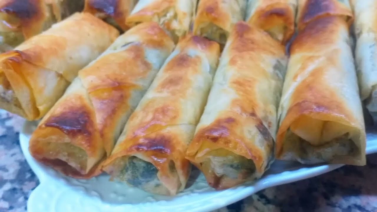 سيكار أو بريوات بحشوة جدا لذيدة وصحية مع جميع أسرار باش متقطع ليك الورقة