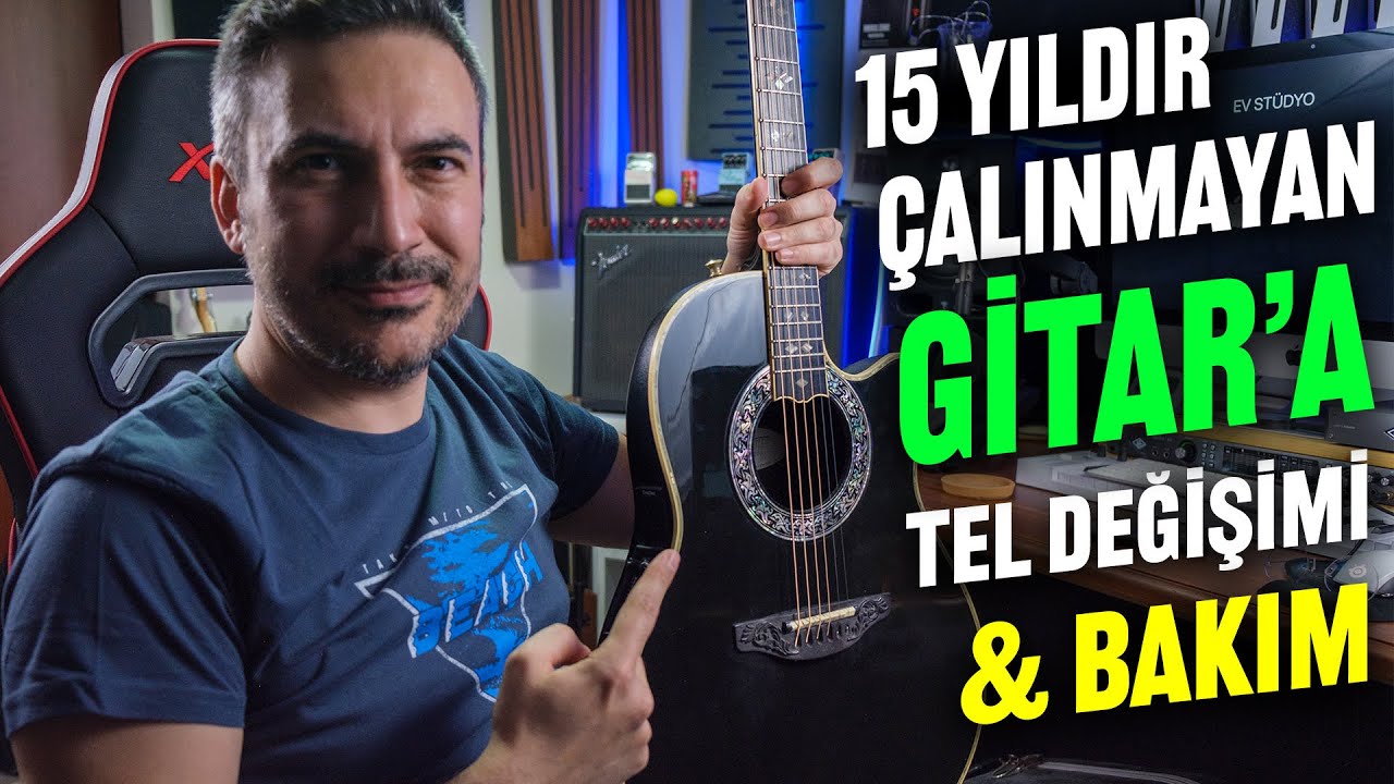 AKUSTİK GİTAR TELİ DEĞİŞTİRME VE BAKIMI NASIL YAPILIR?