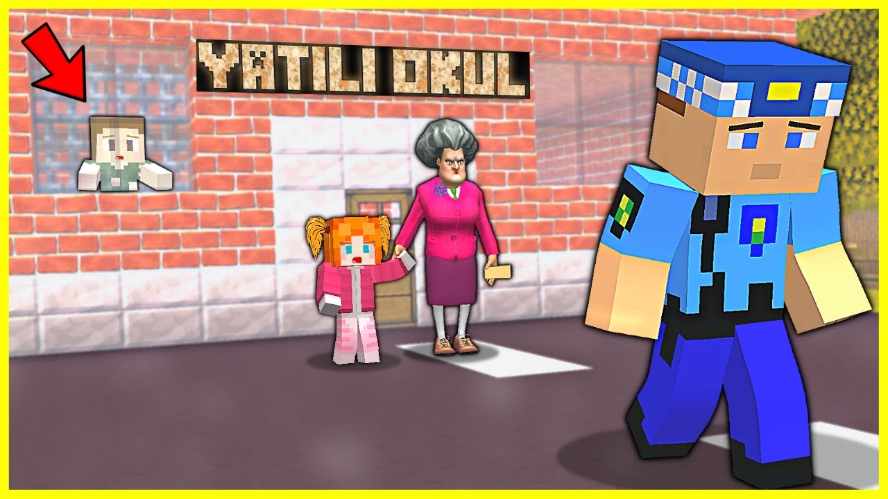 KEREM KOMİSER KIZINI YATILI OKULA VERDİ! 😱 - Minecraft