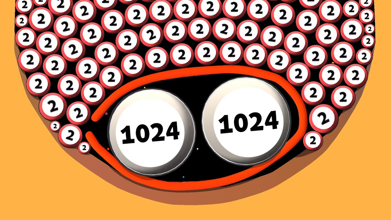Surround And Merge (2048 Balls 3D) - Рисуй, чтобы Объединять. Бесконечный Режим!