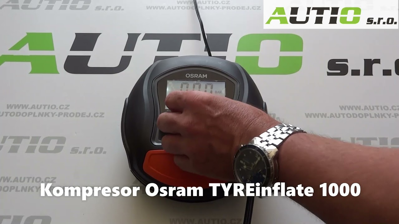 Kompresor Osram TYREinflate 1000 digitální 12V