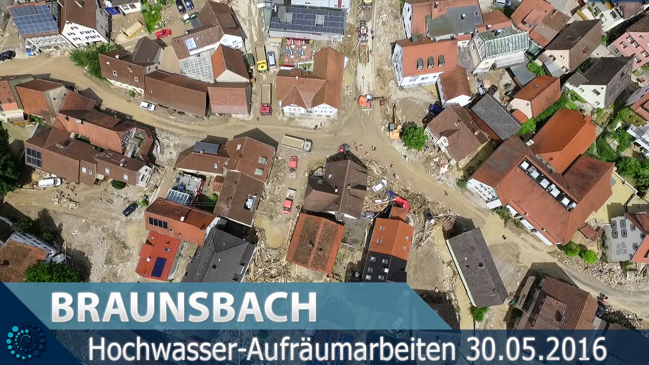 Hochwasser-Aufräumarbeiten in Braunsbach - 30.05.2016