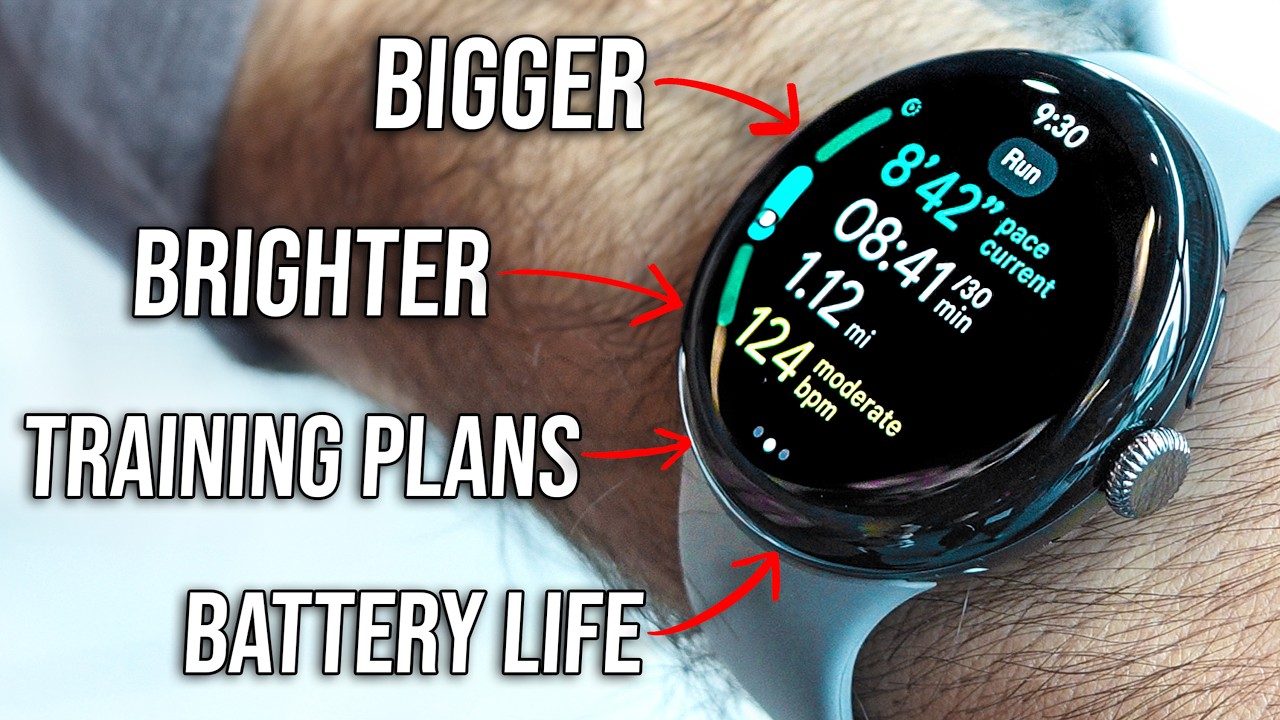 Обзор Google Pixel Watch 3! — НАКОНЕЦ-ТО созданы для бегунов?