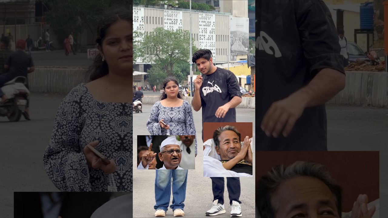 Sonam Wangchuk vs Anna Hazare 🤔#shorts #viral #sonamwangchuk #bhagatsingh #shortsfeed