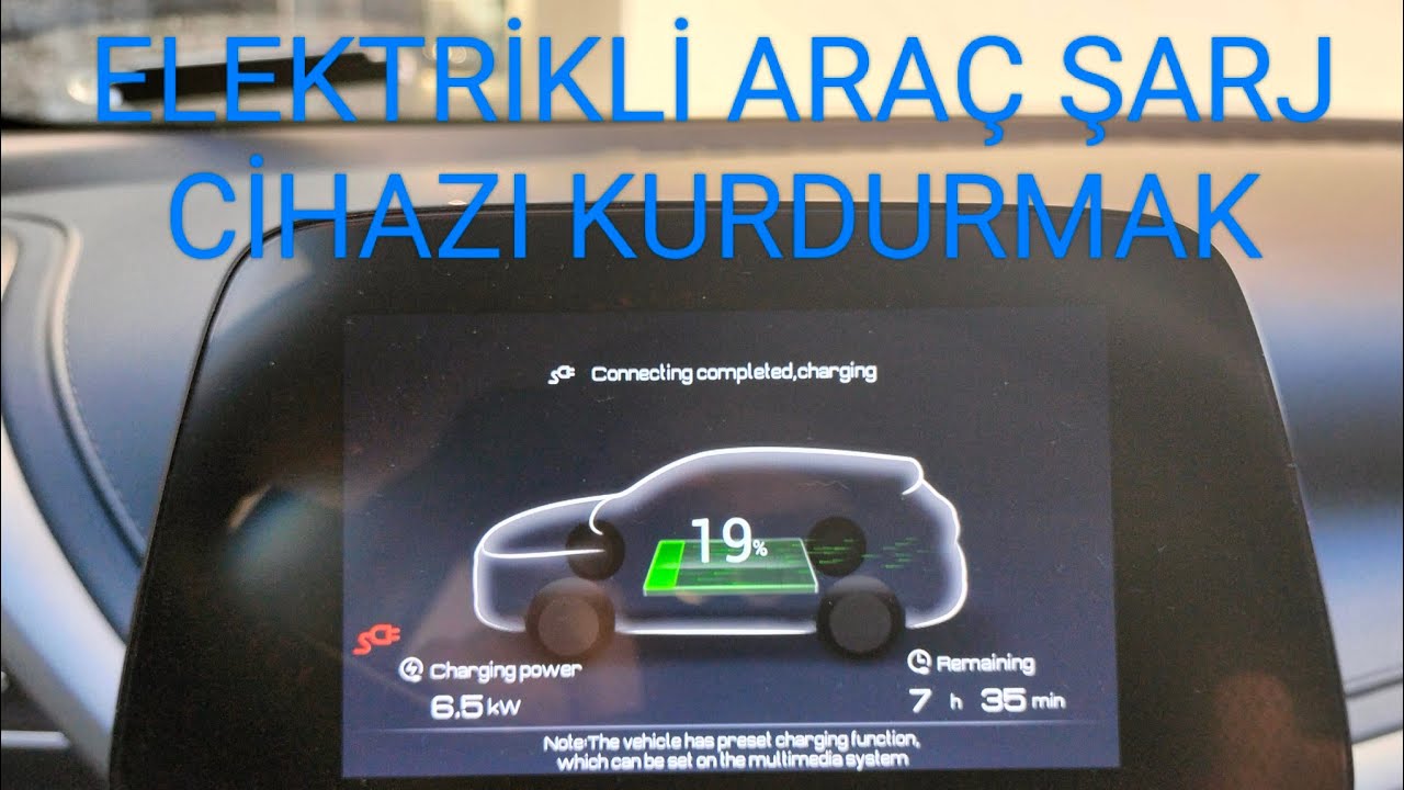 Elektrikli Araçlar İçin Şarj Cihazı Kurulumu #byd #tedaş #çedaş #elektrikliotomobil #elektrikliaraç