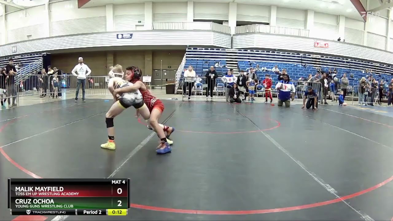 2024 Kids Folkstyle Nationals:Cruz Ochoa vs Malik Mayfield: 71 Ibs 10U Semifinals