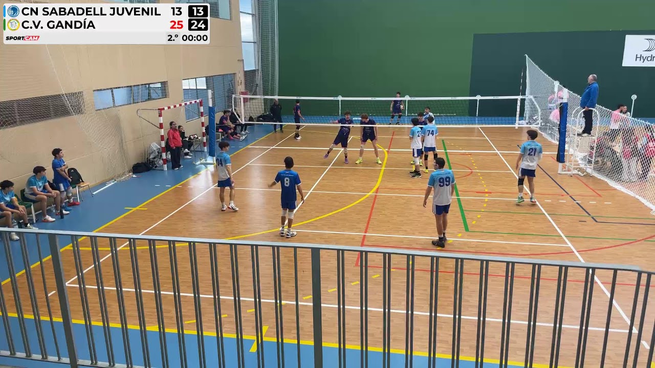 CN Sabadell Juvenil Blau VS C.V. Gand&iacute;a