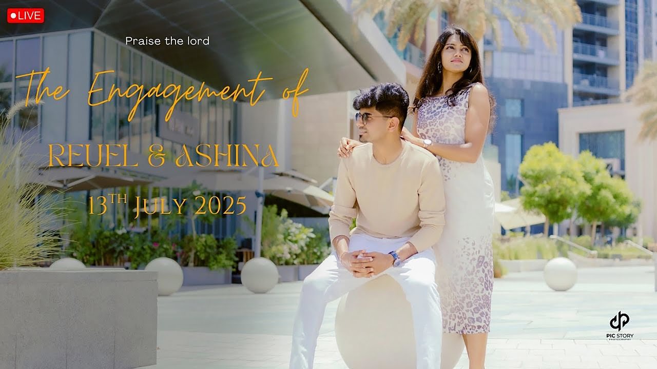 REUEL & ASHINA | ENGAGEMENT CEREMONY | 13th JULY  2025