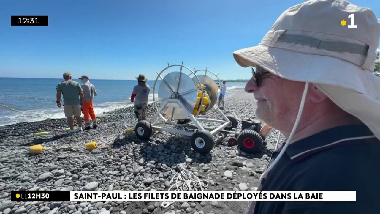 Il sera possible de se baigner dans la baie de Saint-Paul. Des filets de baignade sont d&eacute;ploy&eacute;s