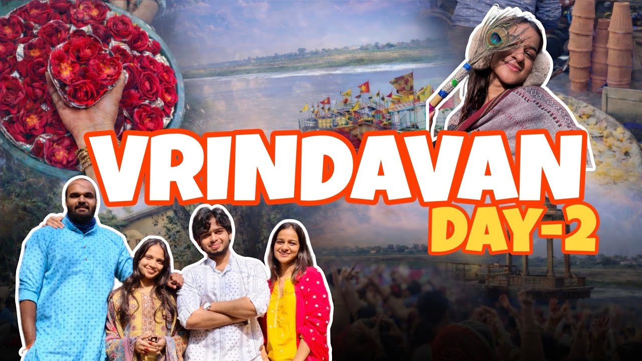 Itni thand 🥶| Day 2 Vrindavan Vlog | Krishna Janmabhoomi, Nandgaon & Yamuna Ghat | Mathura Trip 