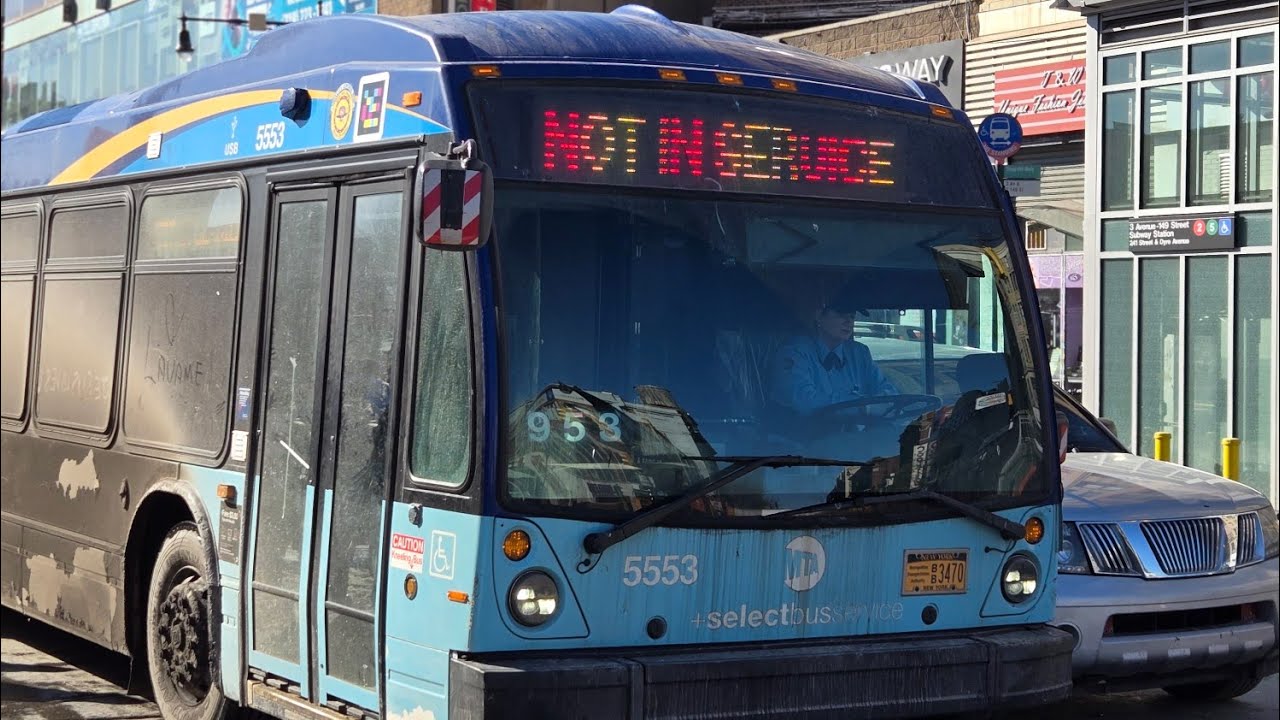 MTA MABSTOA: 2018 NovaBus LFSA #5553 Not In Service 