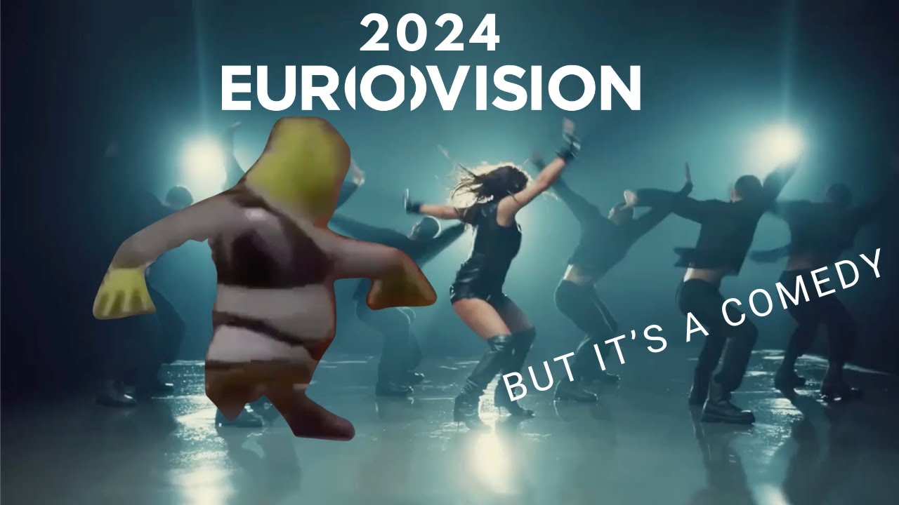 Eurovision 2024 being a comedy show