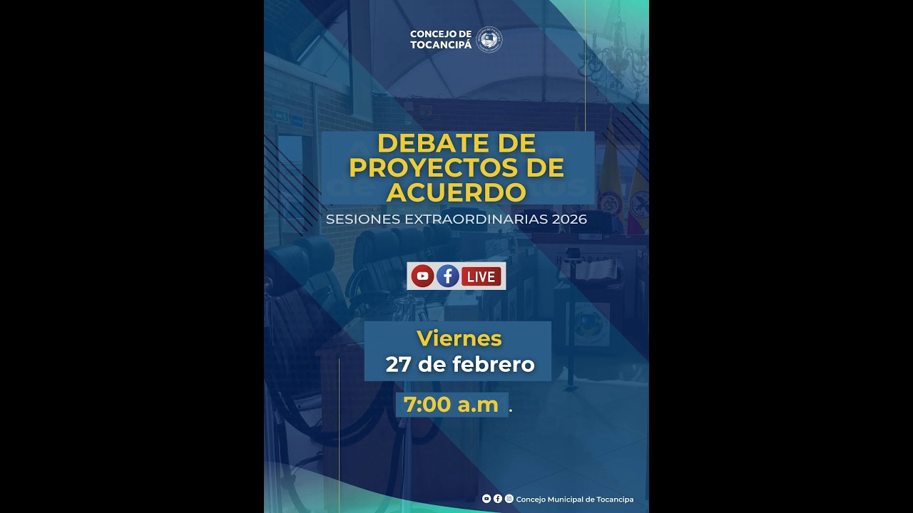 📌27 de febrero - Sesión extraordinaria