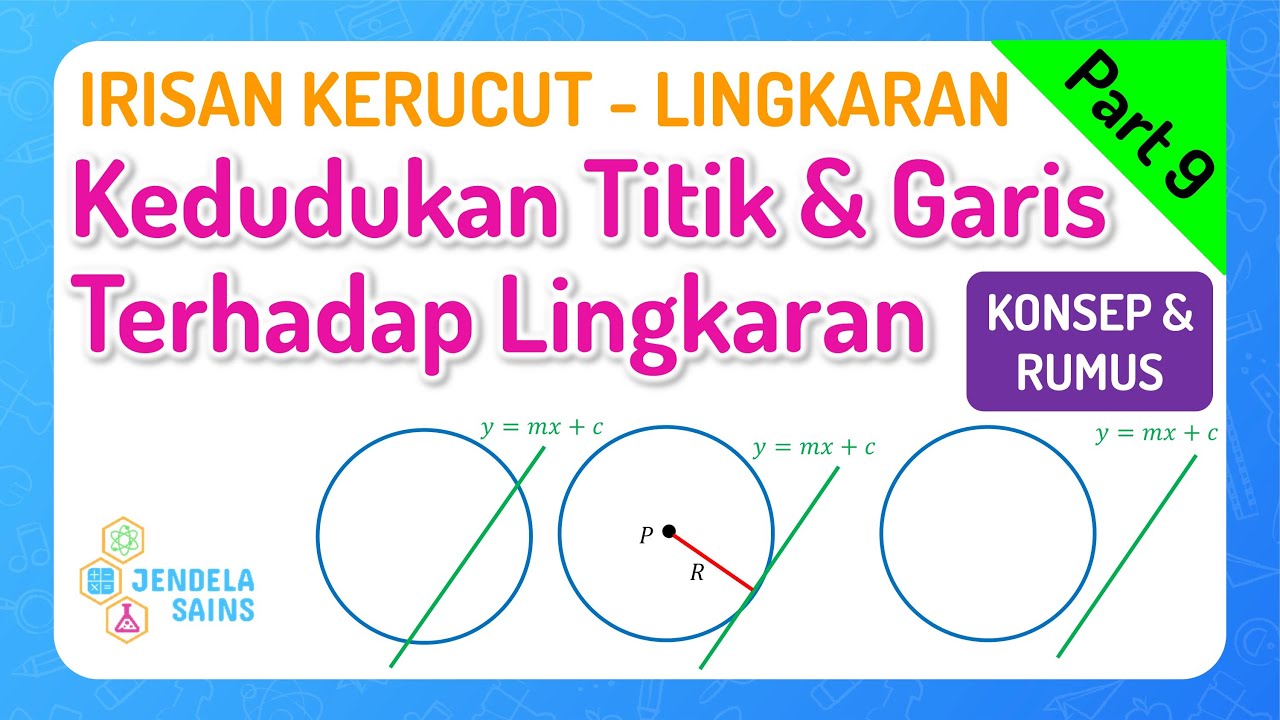 Irisan Kerucut - Lingkaran • Part 9: Kedudukan Titik dan Garis Terhadap Lingkaran