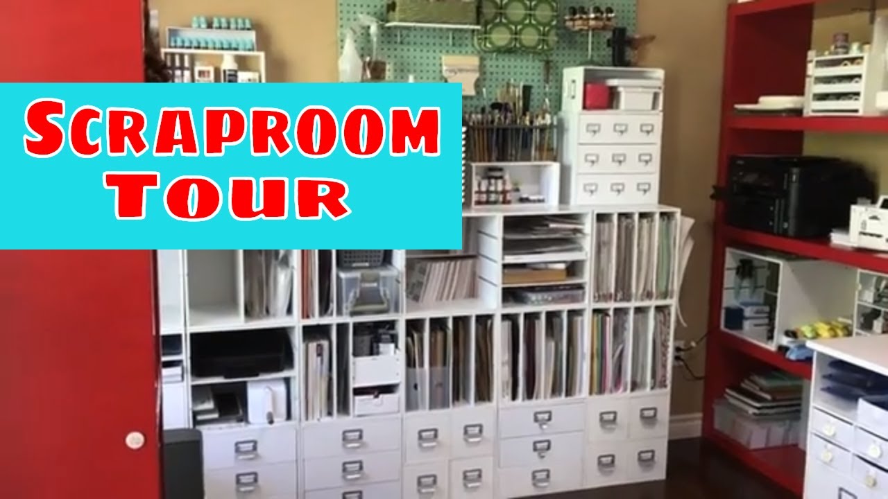 New Smaller scraproom tour June 2018