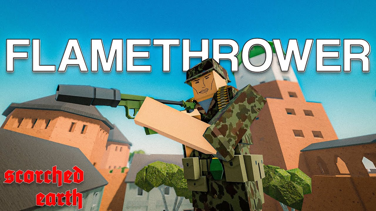 The MG42 + Flamethrower Combo is UNBEATABLE (Roblox Scorched Earth)