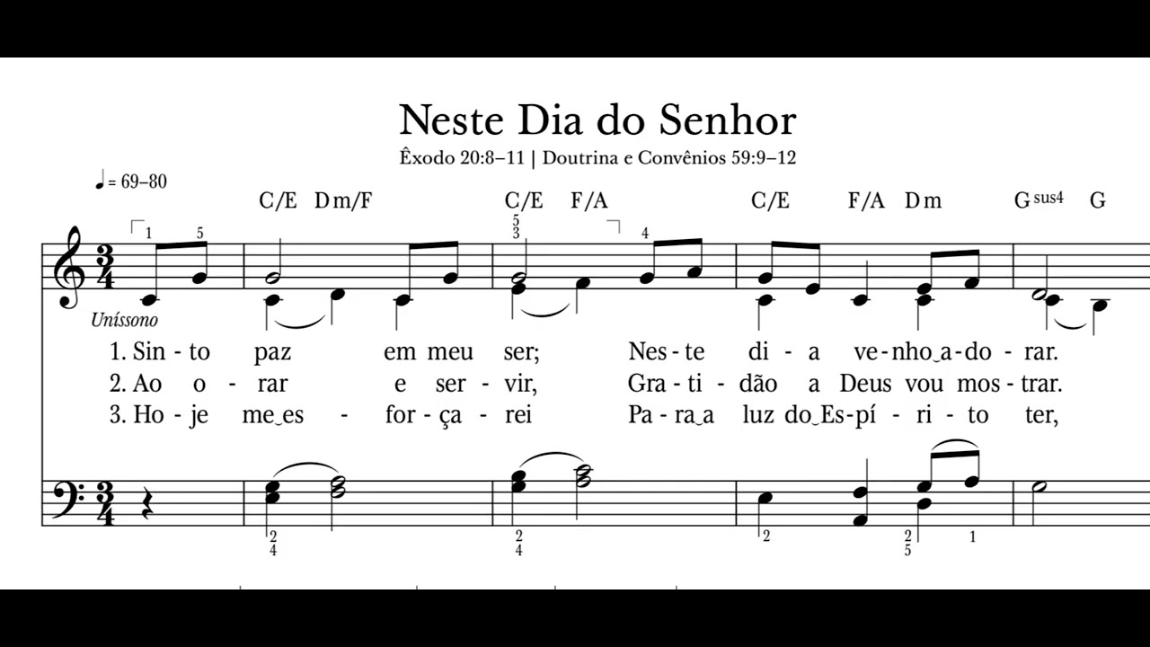 Neste Dia do Senhor | 🛐 Novos Hinos SUD 1035