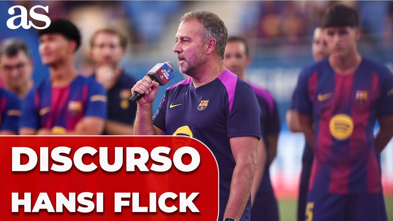 El RECADO de FLICK en perfecto español | DISCURSO COMPLETO JOAN GAMPER