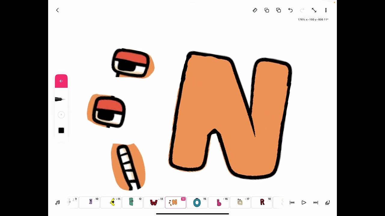 Remaking alphabet lore letters pt.2