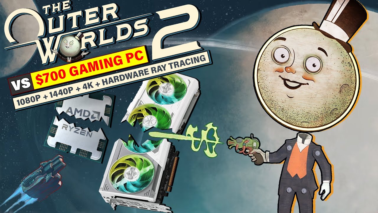 The Outer Worlds 2 против моего игрового ПК, эквивалентного PlayStation 5 Pro за 700 долларов! 10...
