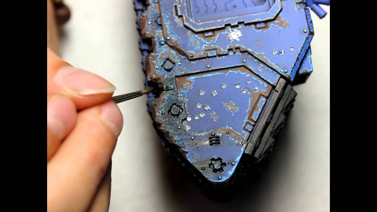 Making oil/rust dripings on vehicles
