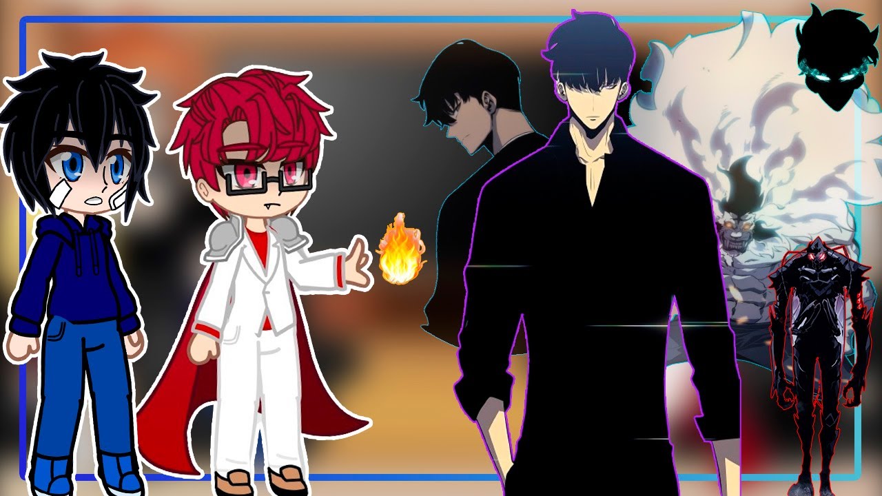 Solo Leveling reacts to Sung Jin-Woo (3+4) || Solo Leveling || Gacha React