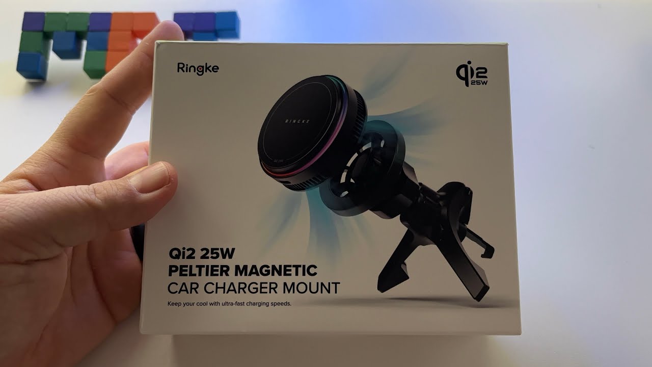 Ringke Qi2 25W Peltier Magnetic wireless car charger | review | unboxing
