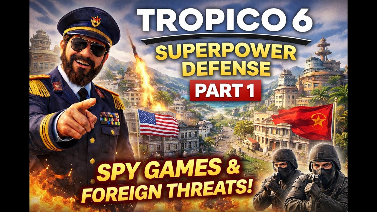 Tropico 6 Superpower Defense Pt. 1 – Mastering Foreign Pressure & Espionage!