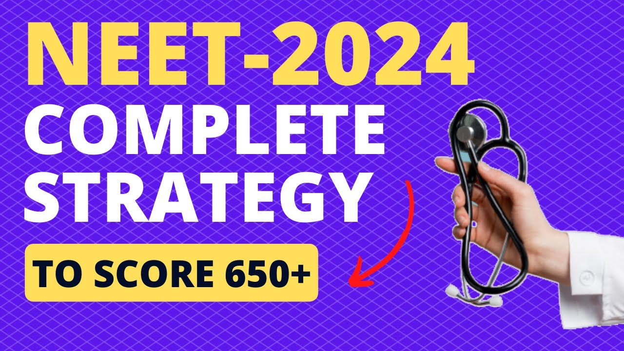 Realistic Study Plan for NEET-2024 - One Year Strategy.