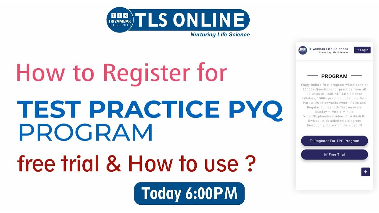 How to Register for I Test Practice PYQ Program | CSIR NET LIFE SCIENCES |