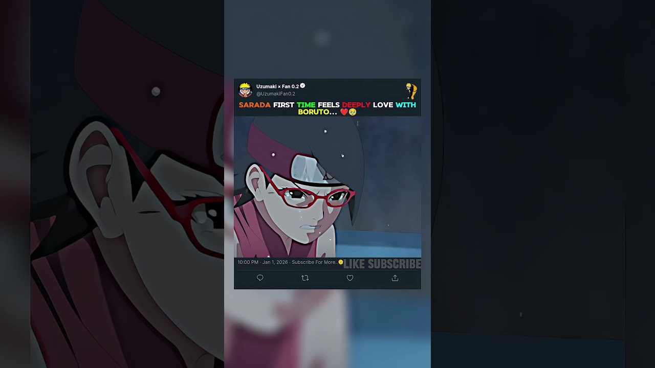 SARADA x BORUTO 💔