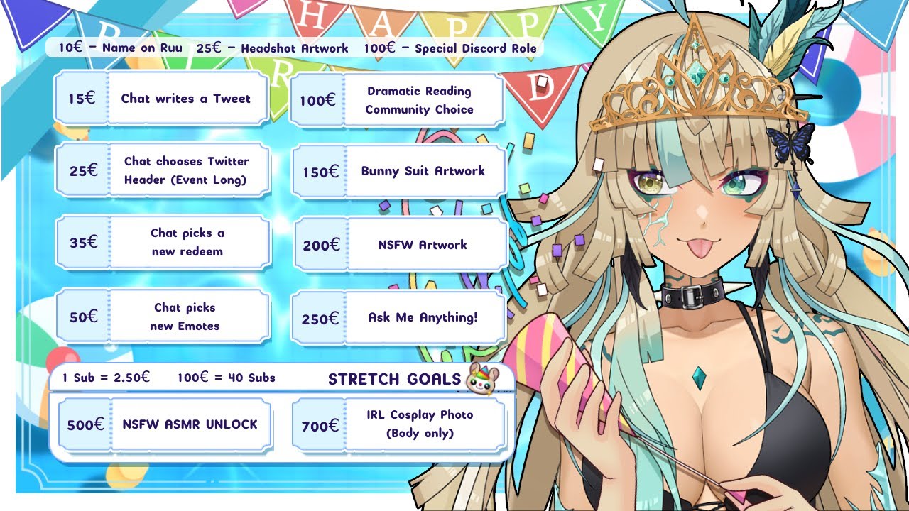 【VOD】  BIRTHDAY WEEK DONOTHON DAY 3 | Ruu's Birthday Party! (08.07.25)