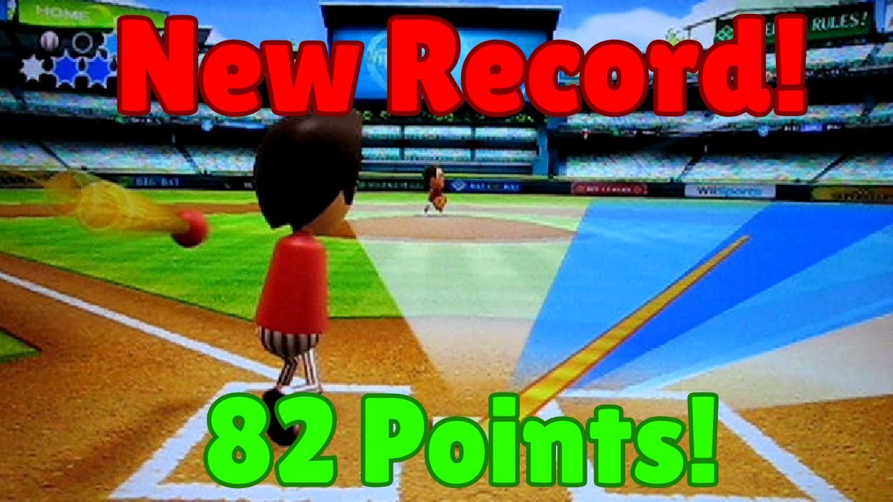 Wii Sports Swing Control: New Record! (82 Points)
