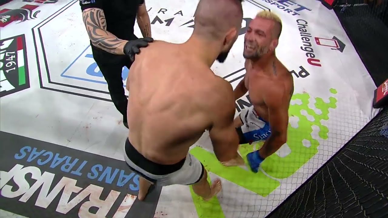 Frederik Dupras with another GUILLOTINE in under a minute at Samourai MMA 3