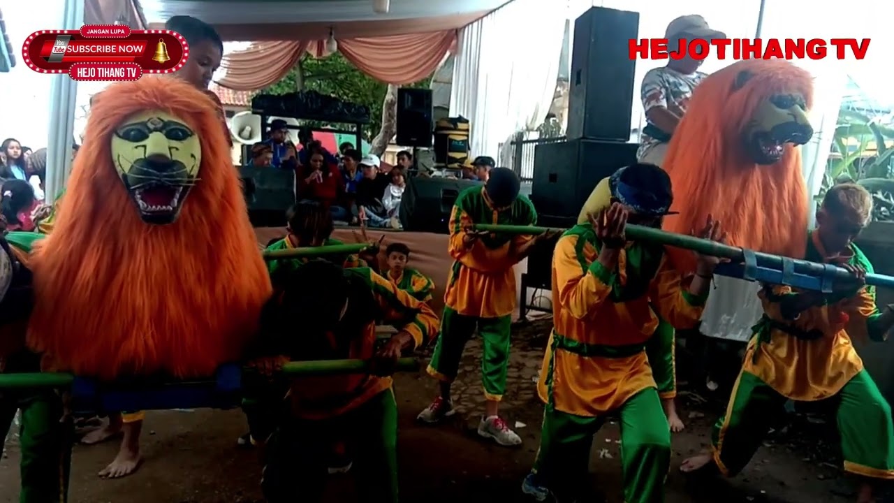 ATRAKSI SINGA DEPOK SARASA MANDIRI PUTRA NAGRAK || HEJOTIHANG TV RPJ