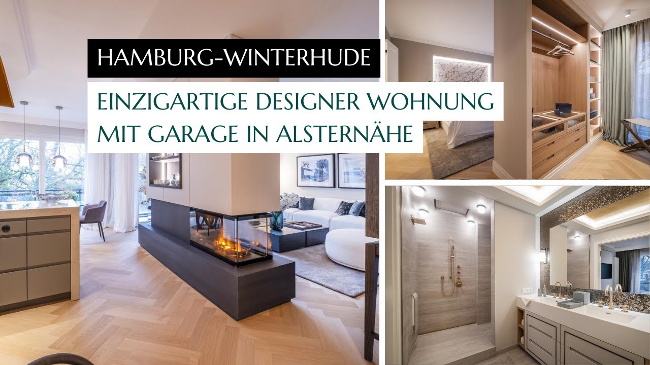 Einzigartige Designer-Wohnung mit Garage in Alsternähe | GUSTAFSEN & CO