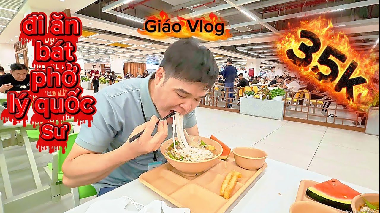 Đi ăn bát phở lý quốc sư siêu ngon. Giáo vlog