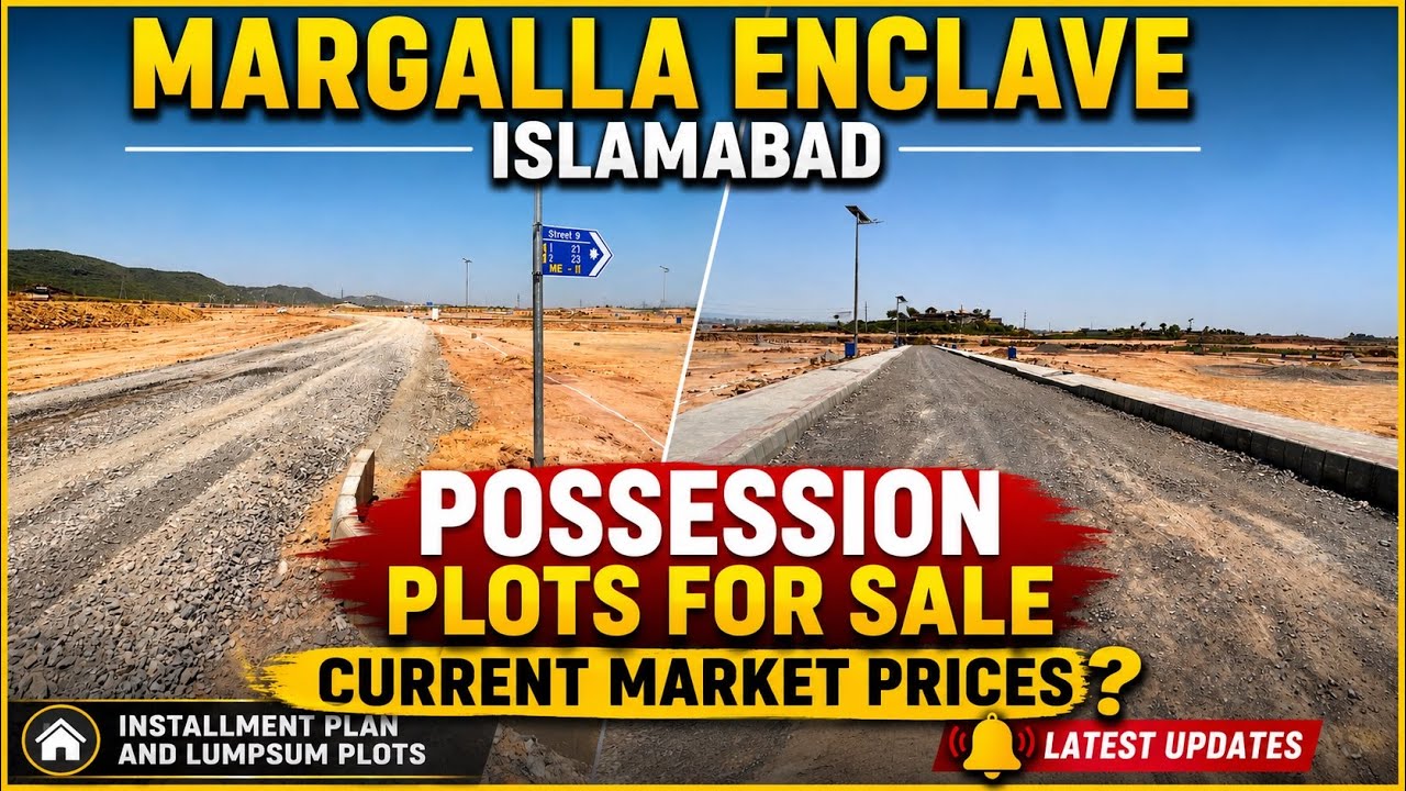 DHA Margalla Enclave Islamabad Plots For Sale | Possession Plots | Lake District & ME 2 Kanal Plots