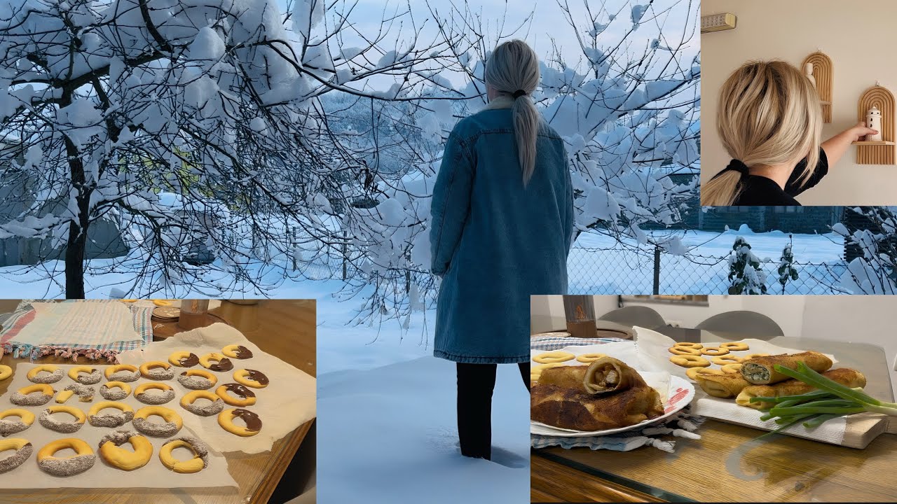 Snijeg napolju, toplina u kući ❄️ | Domaća hrana & rutina/DOMACA KOBASICA/Ušuškani zimski dan