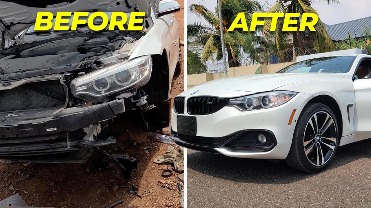 EASY STEPS TO FIX A CRUSHED BMW 4 SERIES GRAN COUPE