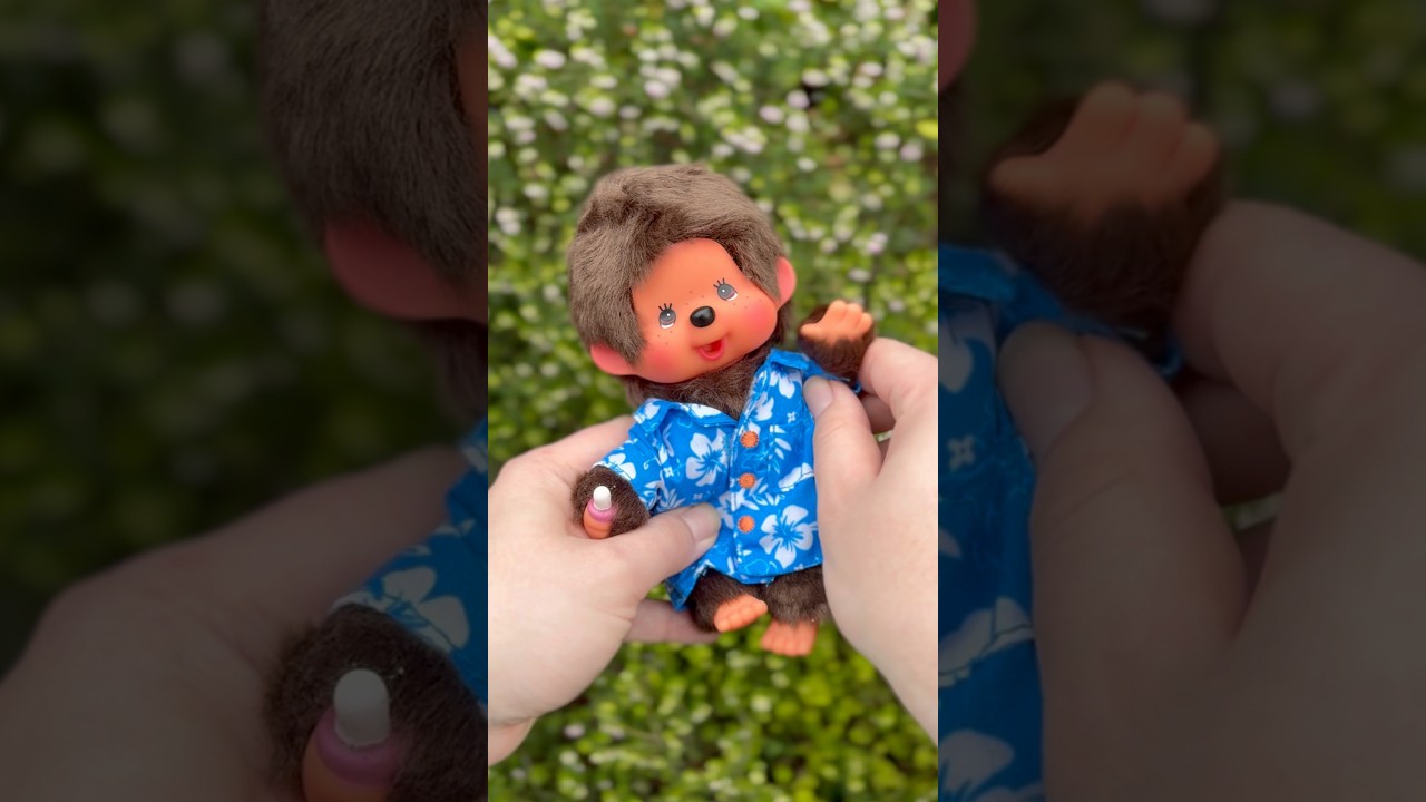 Monchhichi Goes to Hawaii! 🌺👕 
